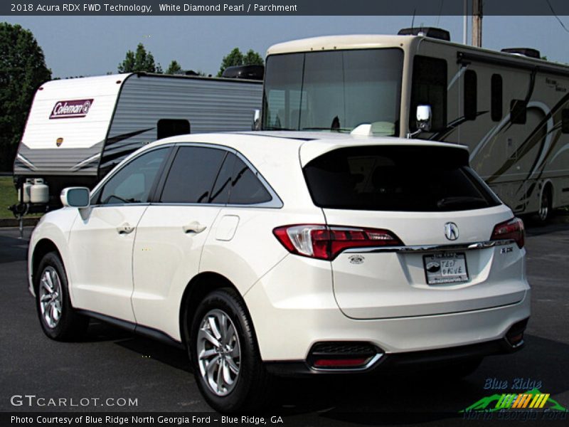 White Diamond Pearl / Parchment 2018 Acura RDX FWD Technology