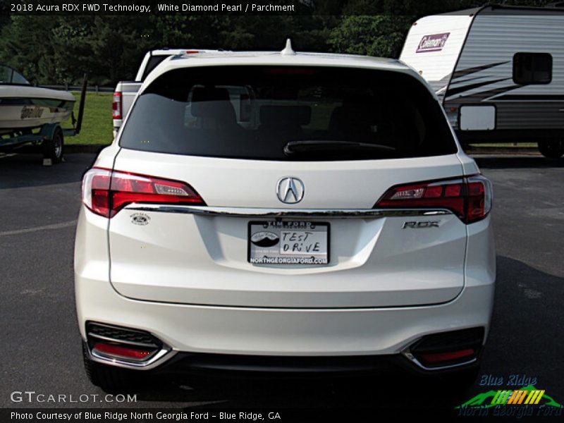 White Diamond Pearl / Parchment 2018 Acura RDX FWD Technology