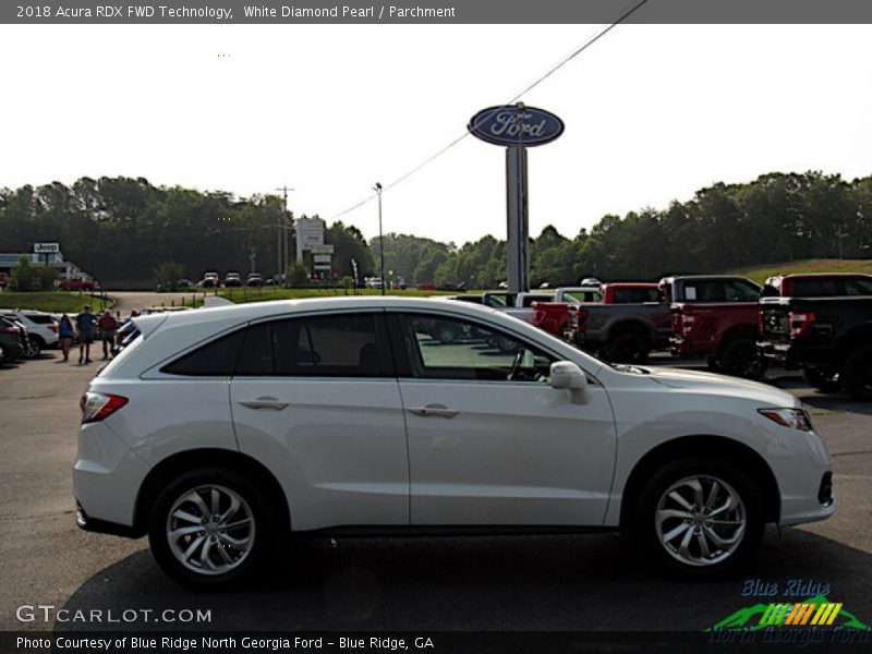 White Diamond Pearl / Parchment 2018 Acura RDX FWD Technology