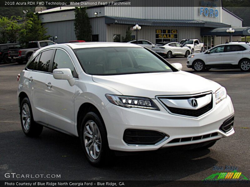 White Diamond Pearl / Parchment 2018 Acura RDX FWD Technology