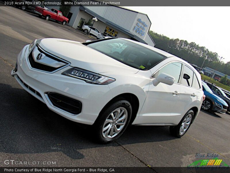 White Diamond Pearl / Parchment 2018 Acura RDX FWD Technology