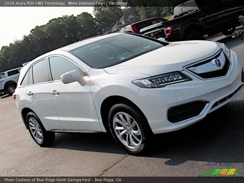 White Diamond Pearl / Parchment 2018 Acura RDX FWD Technology
