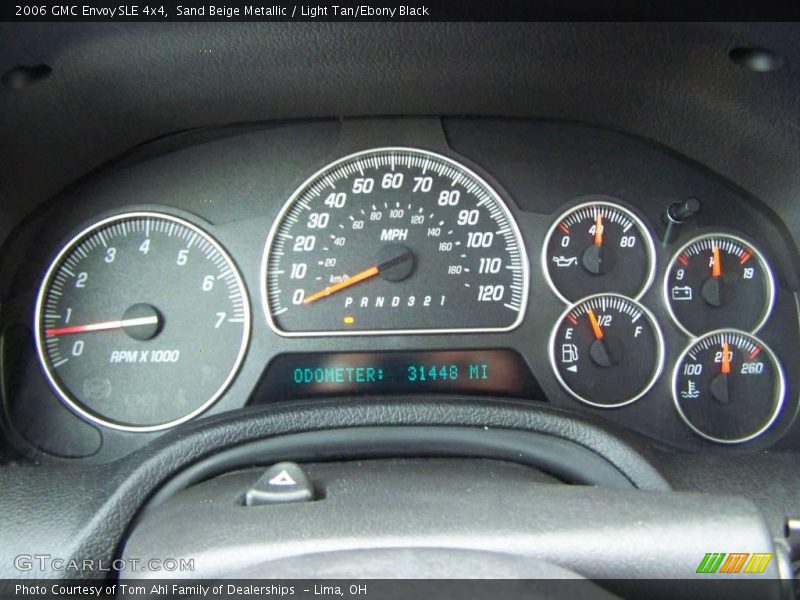 Sand Beige Metallic / Light Tan/Ebony Black 2006 GMC Envoy SLE 4x4