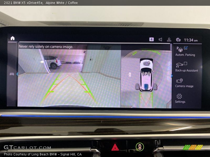 Alpine White / Coffee 2021 BMW X5 xDrive45e