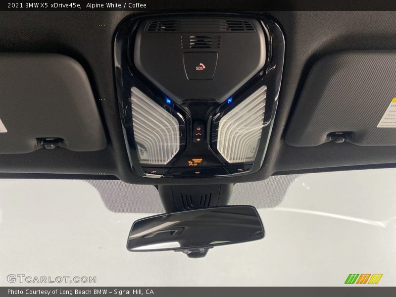 Alpine White / Coffee 2021 BMW X5 xDrive45e