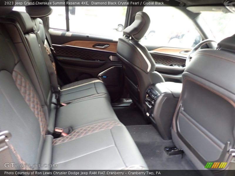 Rear Seat of 2023 Grand Cherokee Summit Reserve 4XE