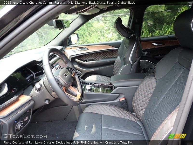 Front Seat of 2023 Grand Cherokee Summit Reserve 4XE