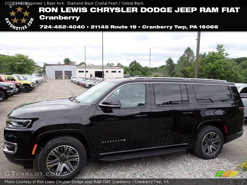 Diamond Black Crystal Pearl / Global Black 2023 Jeep Wagoneer L Base 4x4