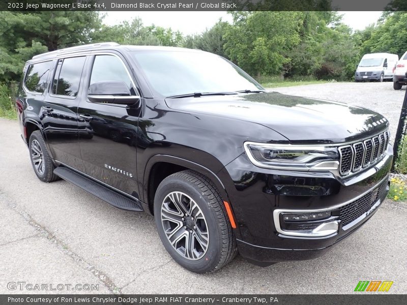 Diamond Black Crystal Pearl / Global Black 2023 Jeep Wagoneer L Base 4x4
