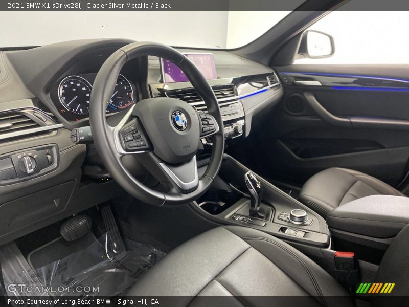 Glacier Silver Metallic / Black 2021 BMW X1 sDrive28i