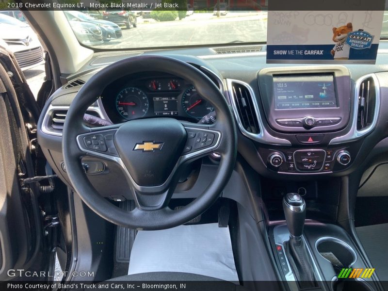 Mosaic Black Metallic / Jet Black 2018 Chevrolet Equinox LT