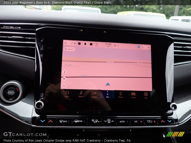 Diamond Black Crystal Pearl / Global Black 2023 Jeep Wagoneer L Base 4x4