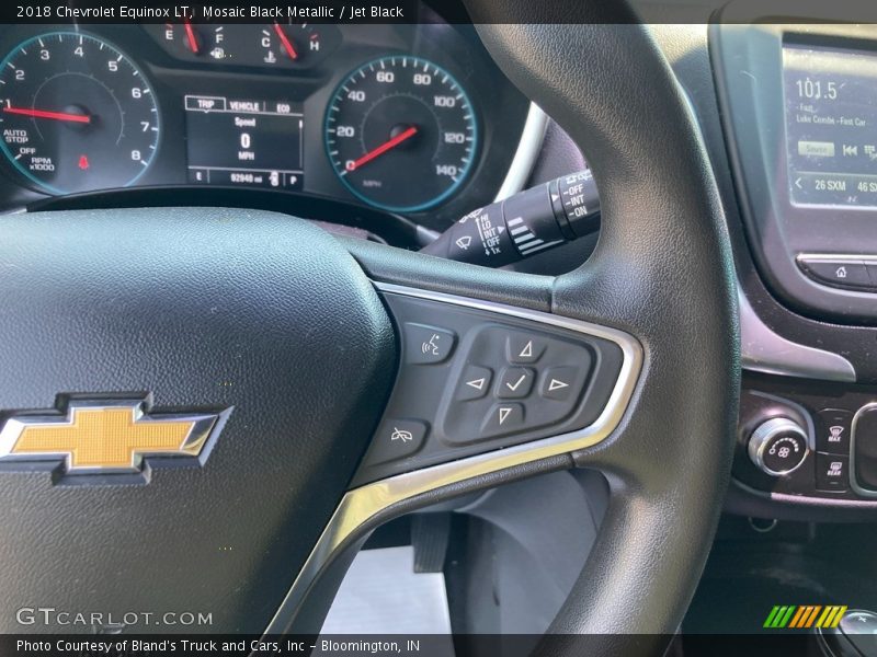 Mosaic Black Metallic / Jet Black 2018 Chevrolet Equinox LT