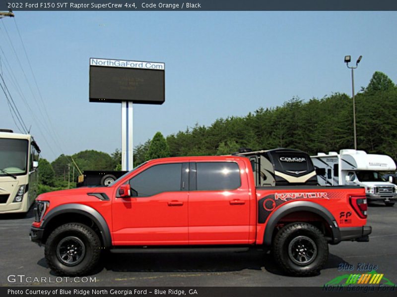 Code Orange / Black 2022 Ford F150 SVT Raptor SuperCrew 4x4