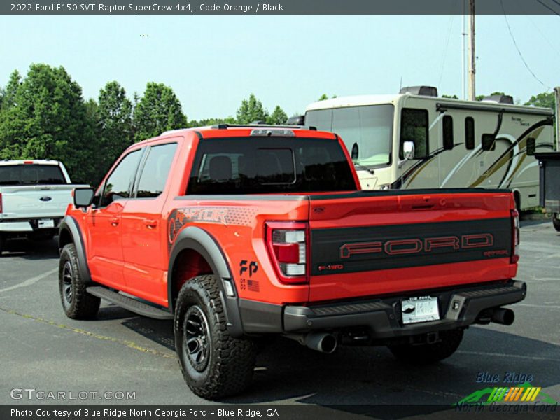 Code Orange / Black 2022 Ford F150 SVT Raptor SuperCrew 4x4