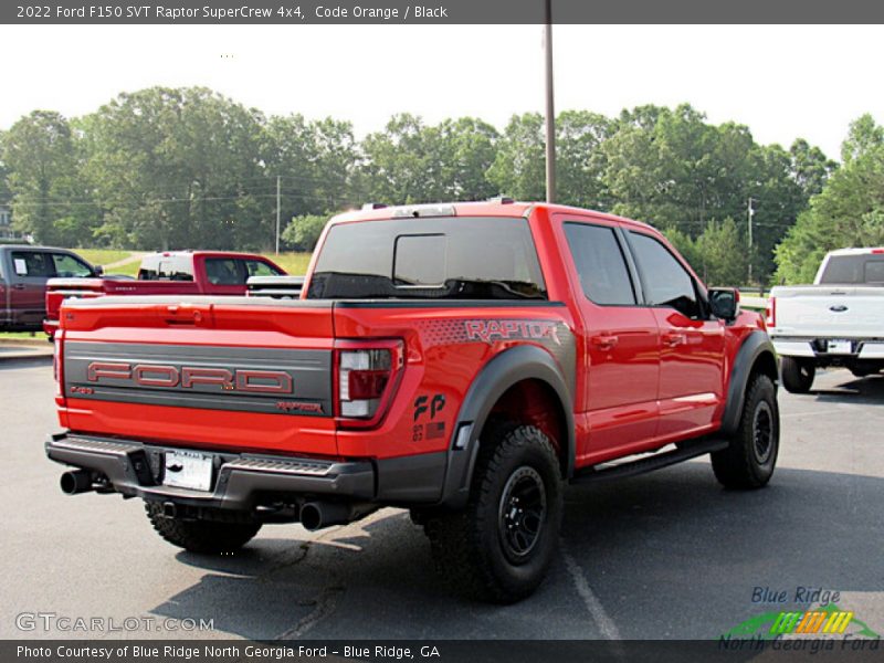 Code Orange / Black 2022 Ford F150 SVT Raptor SuperCrew 4x4