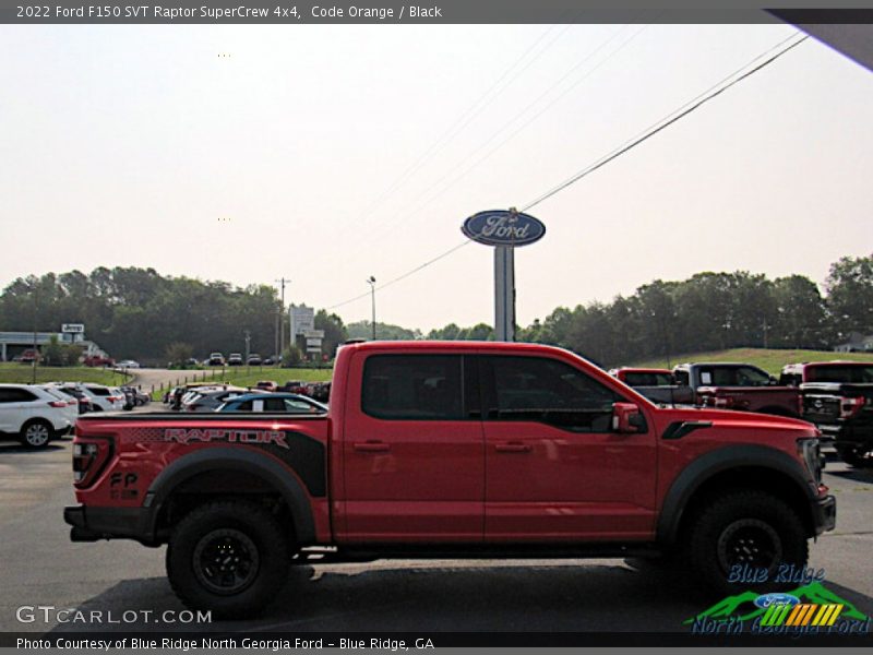 Code Orange / Black 2022 Ford F150 SVT Raptor SuperCrew 4x4