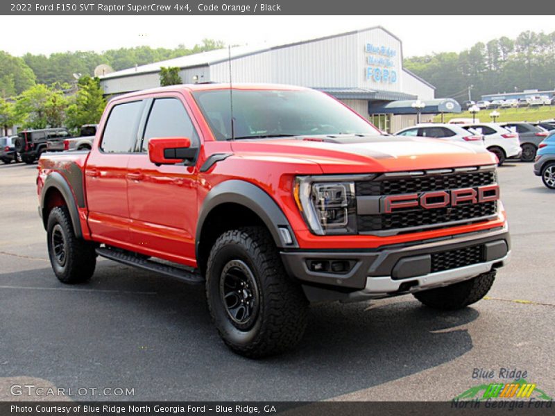 Code Orange / Black 2022 Ford F150 SVT Raptor SuperCrew 4x4