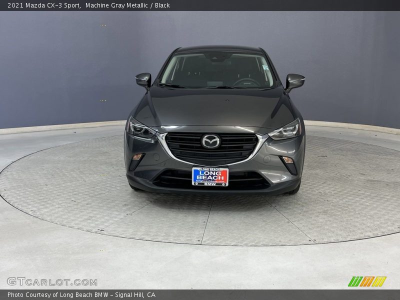 Machine Gray Metallic / Black 2021 Mazda CX-3 Sport