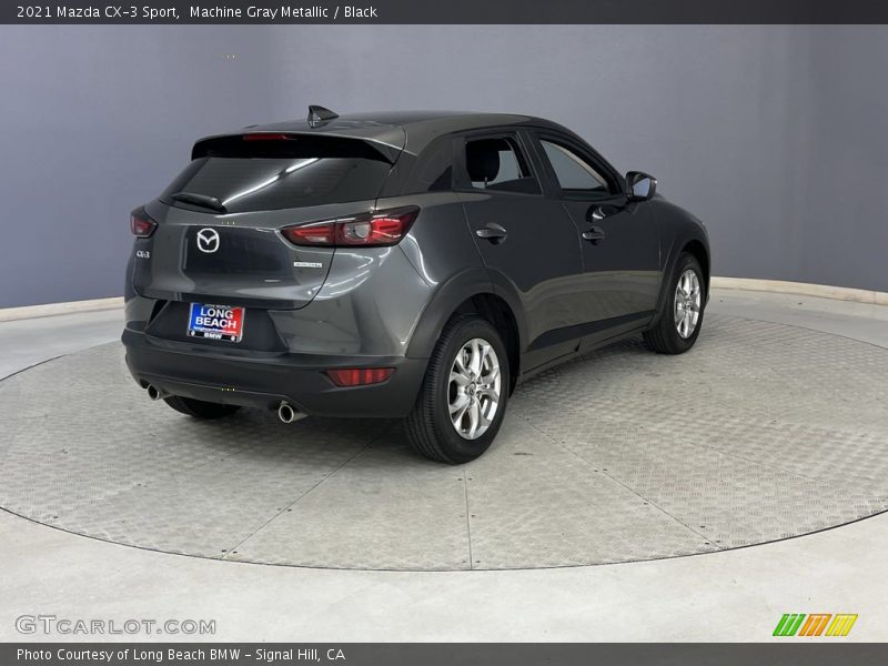 Machine Gray Metallic / Black 2021 Mazda CX-3 Sport