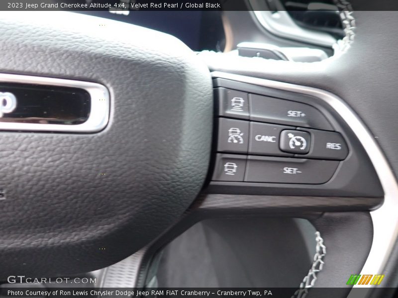 Velvet Red Pearl / Global Black 2023 Jeep Grand Cherokee Altitude 4x4