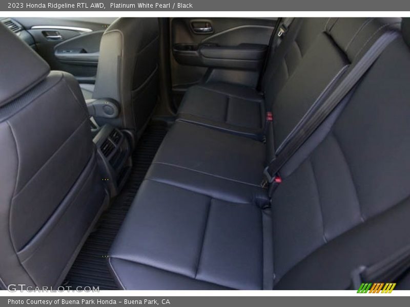Platinum White Pearl / Black 2023 Honda Ridgeline RTL AWD