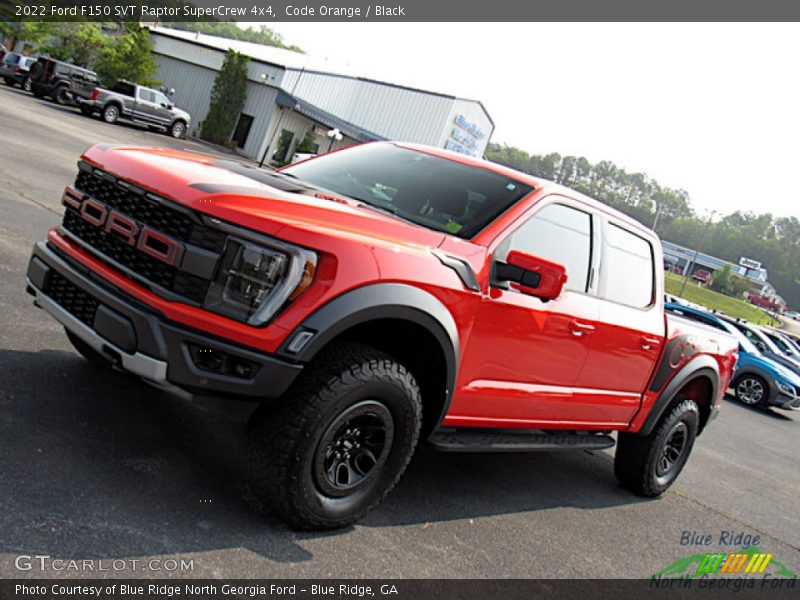 Code Orange / Black 2022 Ford F150 SVT Raptor SuperCrew 4x4