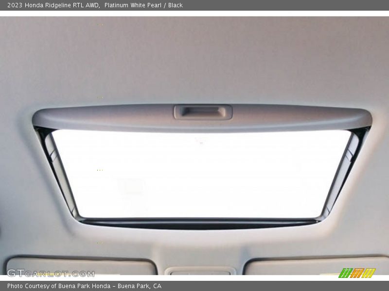 Platinum White Pearl / Black 2023 Honda Ridgeline RTL AWD