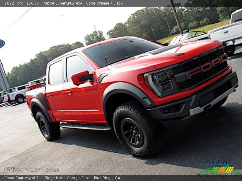 Code Orange / Black 2022 Ford F150 SVT Raptor SuperCrew 4x4