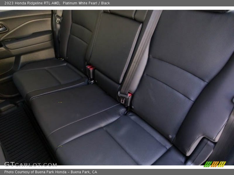 Platinum White Pearl / Black 2023 Honda Ridgeline RTL AWD