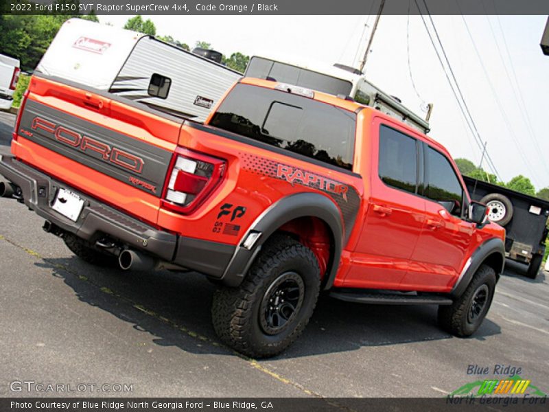 Code Orange / Black 2022 Ford F150 SVT Raptor SuperCrew 4x4