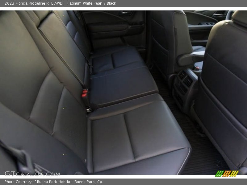 Platinum White Pearl / Black 2023 Honda Ridgeline RTL AWD