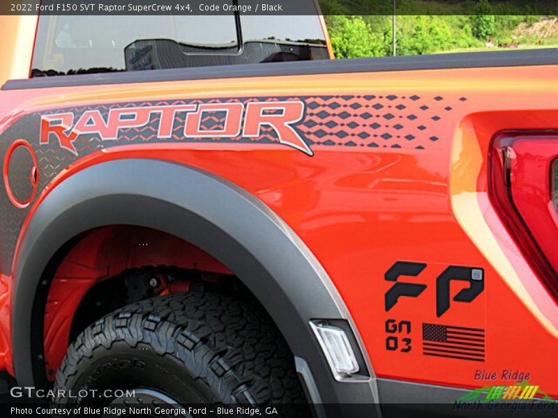 Code Orange / Black 2022 Ford F150 SVT Raptor SuperCrew 4x4