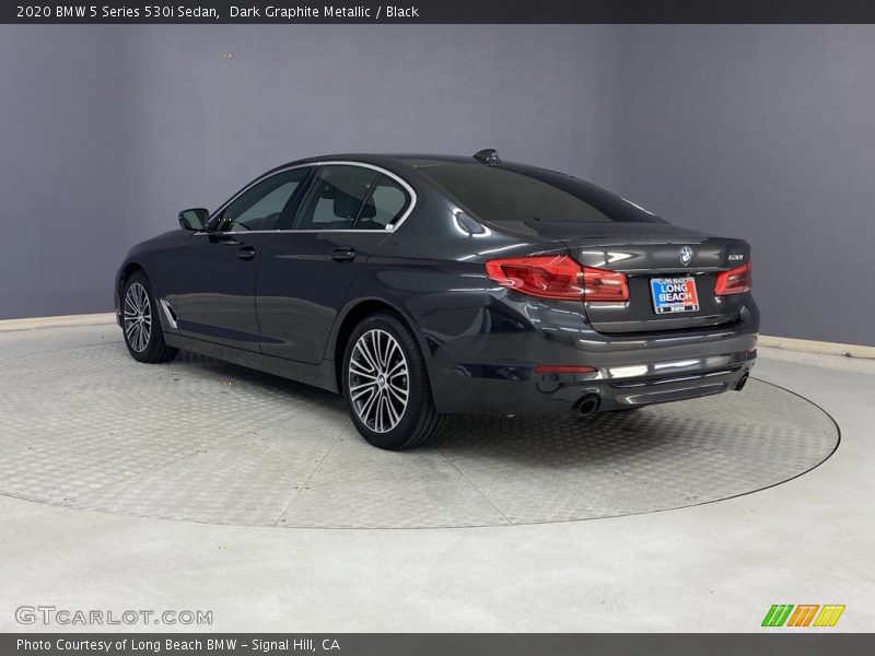 Dark Graphite Metallic / Black 2020 BMW 5 Series 530i Sedan