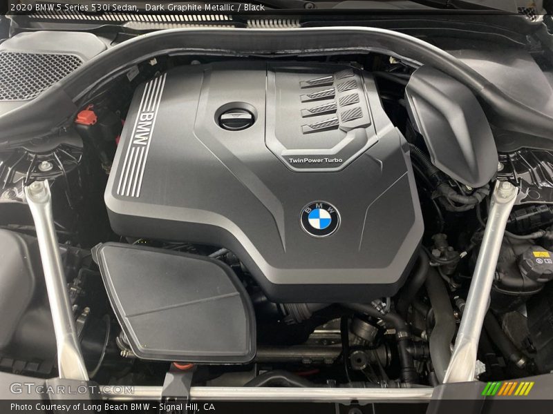 Dark Graphite Metallic / Black 2020 BMW 5 Series 530i Sedan