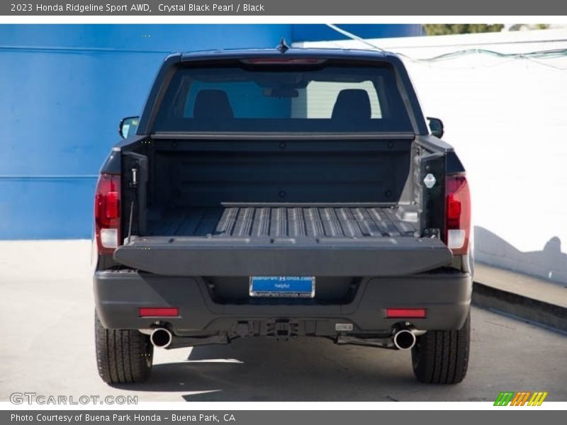 Crystal Black Pearl / Black 2023 Honda Ridgeline Sport AWD