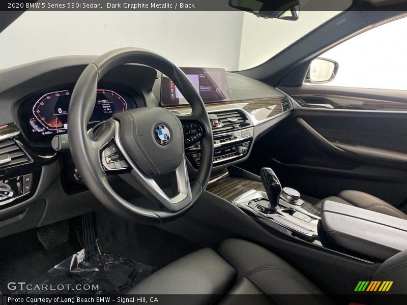 Dark Graphite Metallic / Black 2020 BMW 5 Series 530i Sedan