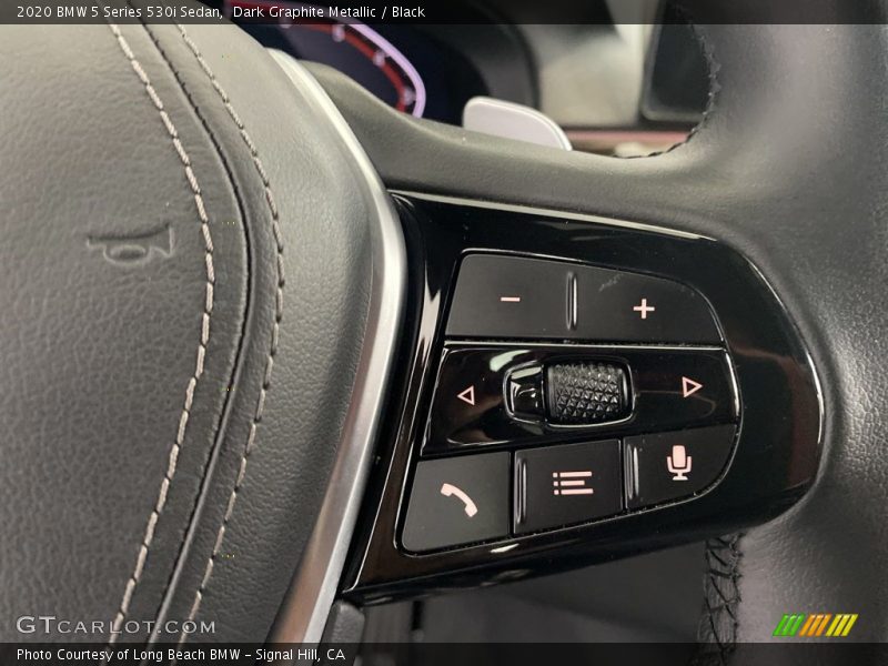 Dark Graphite Metallic / Black 2020 BMW 5 Series 530i Sedan