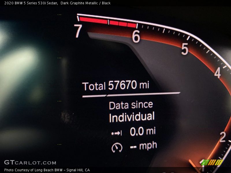 Dark Graphite Metallic / Black 2020 BMW 5 Series 530i Sedan