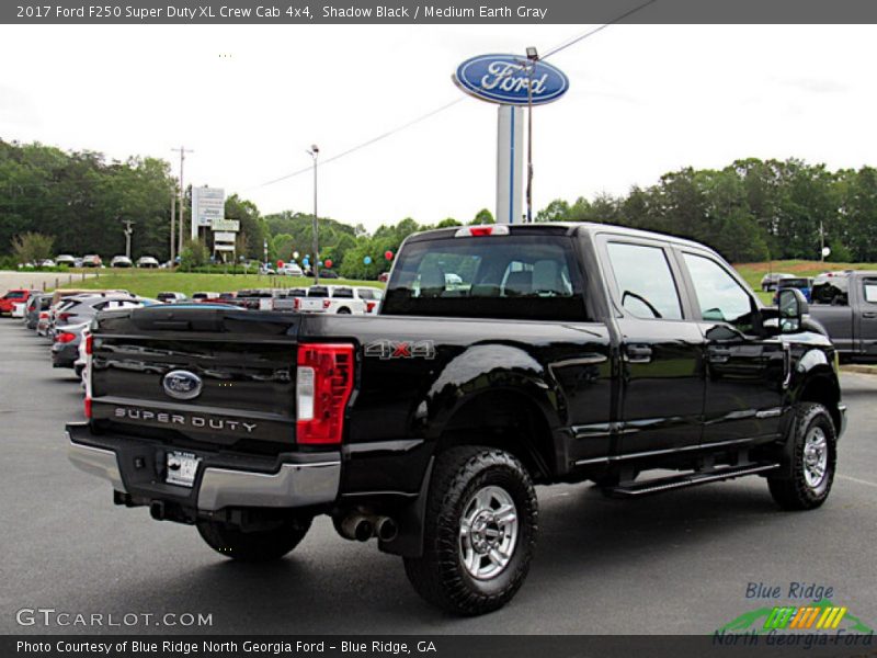 Shadow Black / Medium Earth Gray 2017 Ford F250 Super Duty XL Crew Cab 4x4