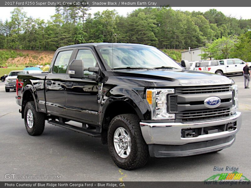 Shadow Black / Medium Earth Gray 2017 Ford F250 Super Duty XL Crew Cab 4x4