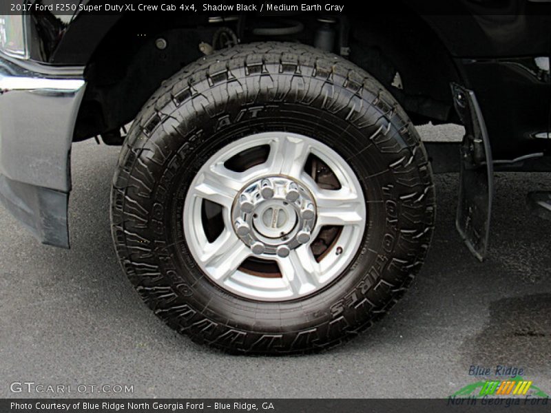 Shadow Black / Medium Earth Gray 2017 Ford F250 Super Duty XL Crew Cab 4x4