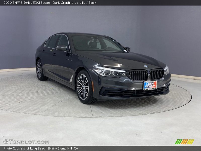 Dark Graphite Metallic / Black 2020 BMW 5 Series 530i Sedan
