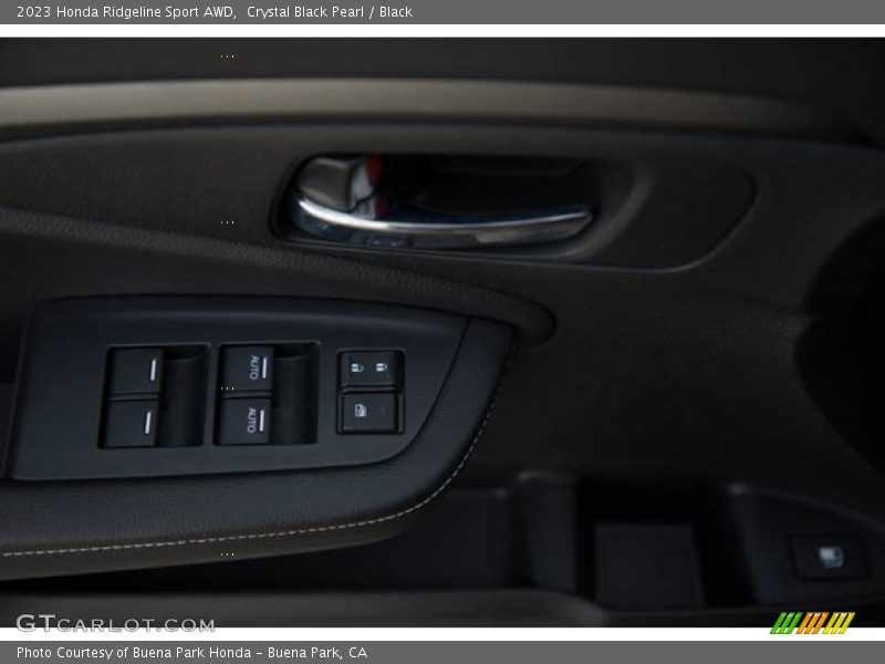 Crystal Black Pearl / Black 2023 Honda Ridgeline Sport AWD
