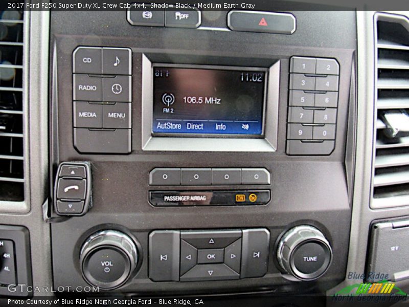 Shadow Black / Medium Earth Gray 2017 Ford F250 Super Duty XL Crew Cab 4x4