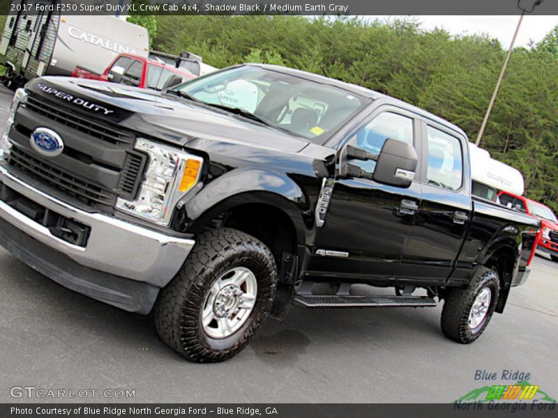Shadow Black / Medium Earth Gray 2017 Ford F250 Super Duty XL Crew Cab 4x4