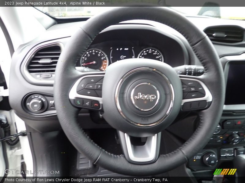 Alpine White / Black 2023 Jeep Renegade Latitude 4x4