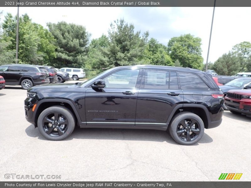 Diamond Black Crystal Pearl / Global Black 2023 Jeep Grand Cherokee Altitude 4x4