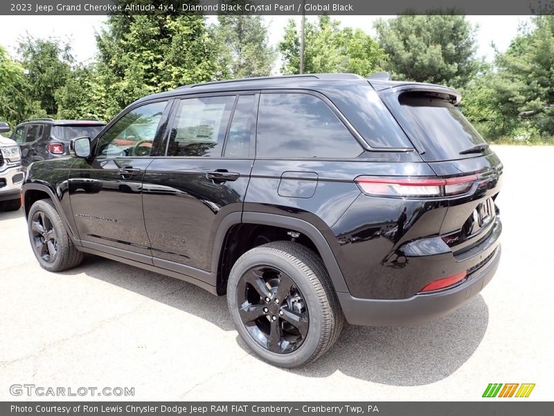 Diamond Black Crystal Pearl / Global Black 2023 Jeep Grand Cherokee Altitude 4x4
