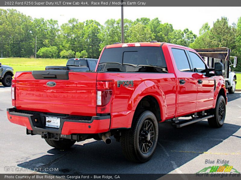 Race Red / Medium Earth Gray 2022 Ford F250 Super Duty XLT Crew Cab 4x4